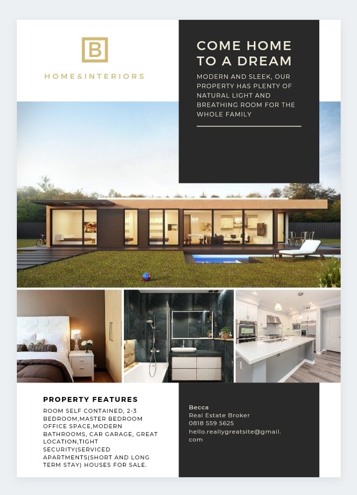 abakeoge's tweet photo. For your beautiful,modernised, sleek and well furnished apartment to let,for sale at affordable rate. Contact me on:
WhatsApp:0818 559 5625
Email: hello.reallygreatsite@gmail.com https://t.co/pR8J7duhBP