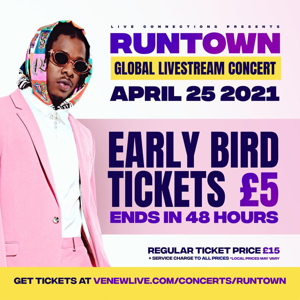 48 hours to get your hands on early bird tickets, available from bit.ly/39cCN88