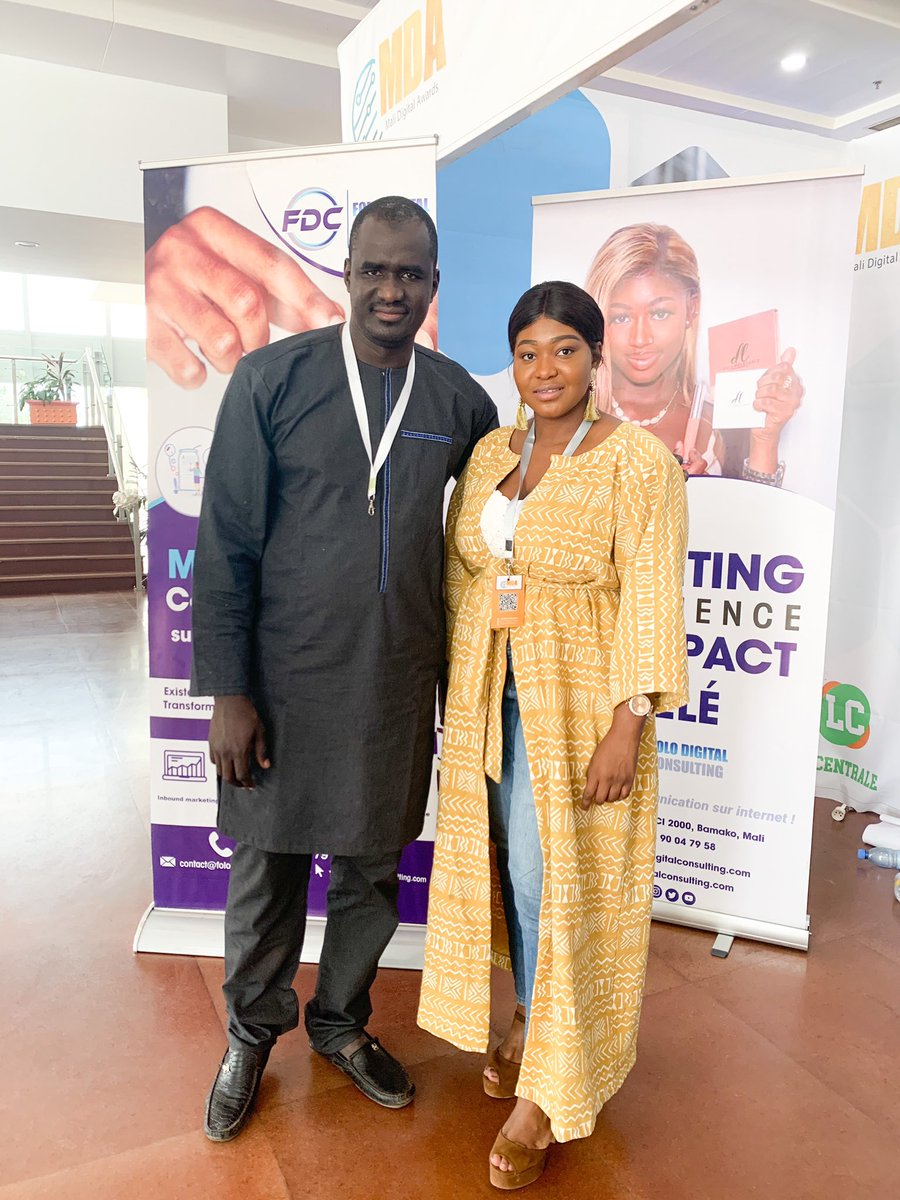 FoloDigital_C's tweet photo. Seconde journée des Mali Digital Awards.
Nous vous donnons rendez-vous demain pour la cérémonie de remise des awards
#ATeFoOunKo
#MaliDigitalAwards #MDA #MDA2021 #MaliNumerique #SmartAfrica
@Donilab1 @Tidianeball https://t.co/q0SWupdXlt