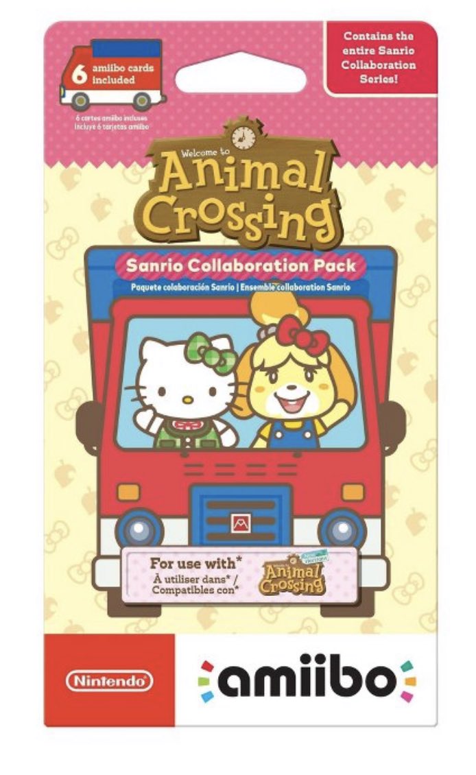 MontihoeAC's tweet photo. Sanrio Amiibo Card Giveaway! 
I got an extra pack of the cards and wanna share the love! 

To enter:
🐝Follow me!
🐝Retweet this tweet!
🐝Tag some friends or comment your fave new furniture item! 

#ACNH #ACNHSanrio #ACNHGiveaway https://t.co/wMDWWLcQpD