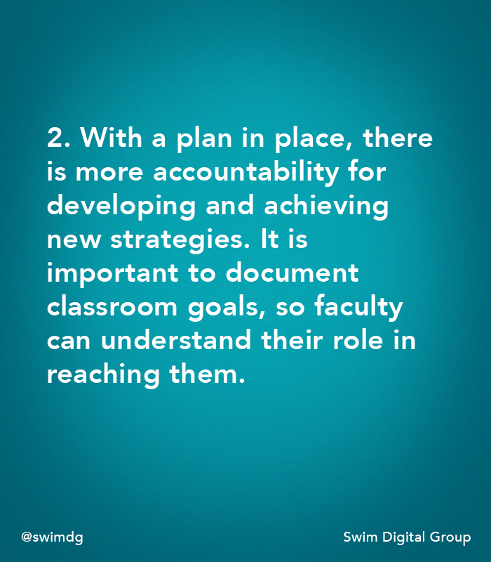 SwimDG's tweet photo. Faculty engagement with students is key to their success in the classroom. Based on our experience, these are the top three benefits that come from developing a faculty engagement plan.  #highereducation https://t.co/MpO0VVMKQM