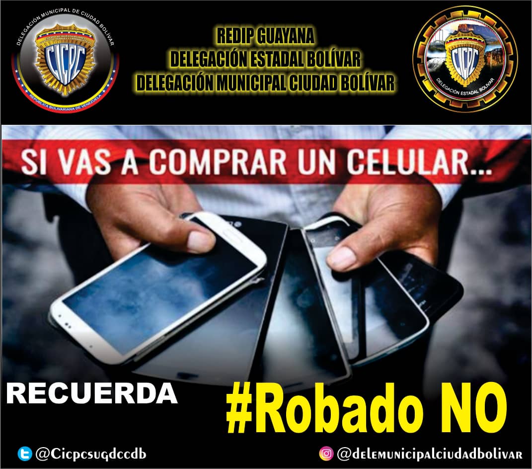 cicpc_bolivar's tweet photo. Redip Guayana, Delegación Estadal Bolívar en la Prevención Social Integral del Delito, informando y alertando a nuestro querido Pueblo https://t.co/OZuA7esVhA