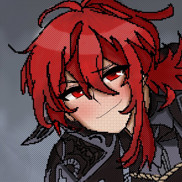 blueberryxeina's tweet photo. hi, this time I took 2:05 minutes to finish this job. I read the manga about genshin and realized that my favorite boy in genshin has an aura of danger, and I really wanted to capture this moment from the manga;3
#GenshinImapct #genshin #diluc #art #ibisPaintX https://t.co/rX8n0BMnfH