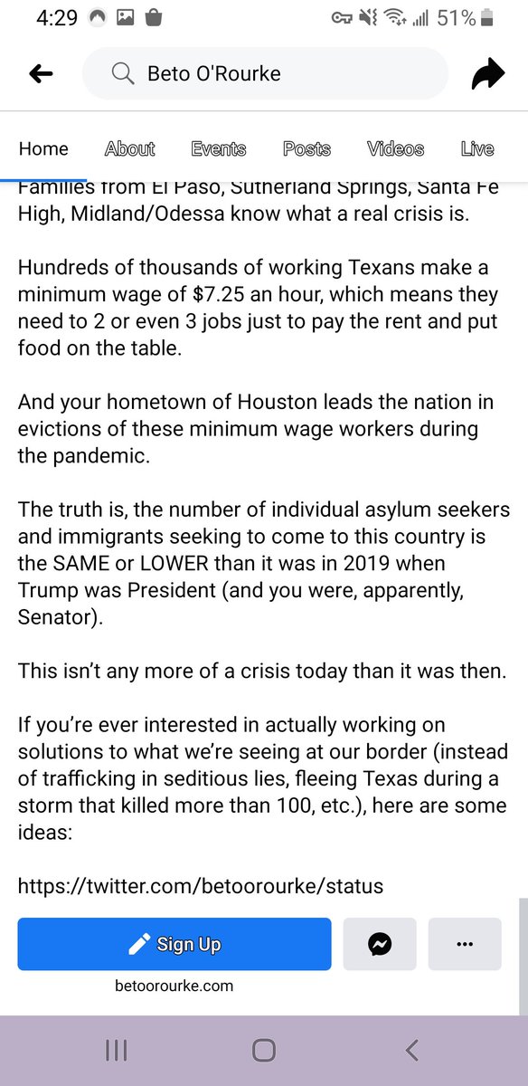 ldrntexas's tweet photo. This! Beto owned @SenTedCruz! https://t.co/t5h9VH33HK