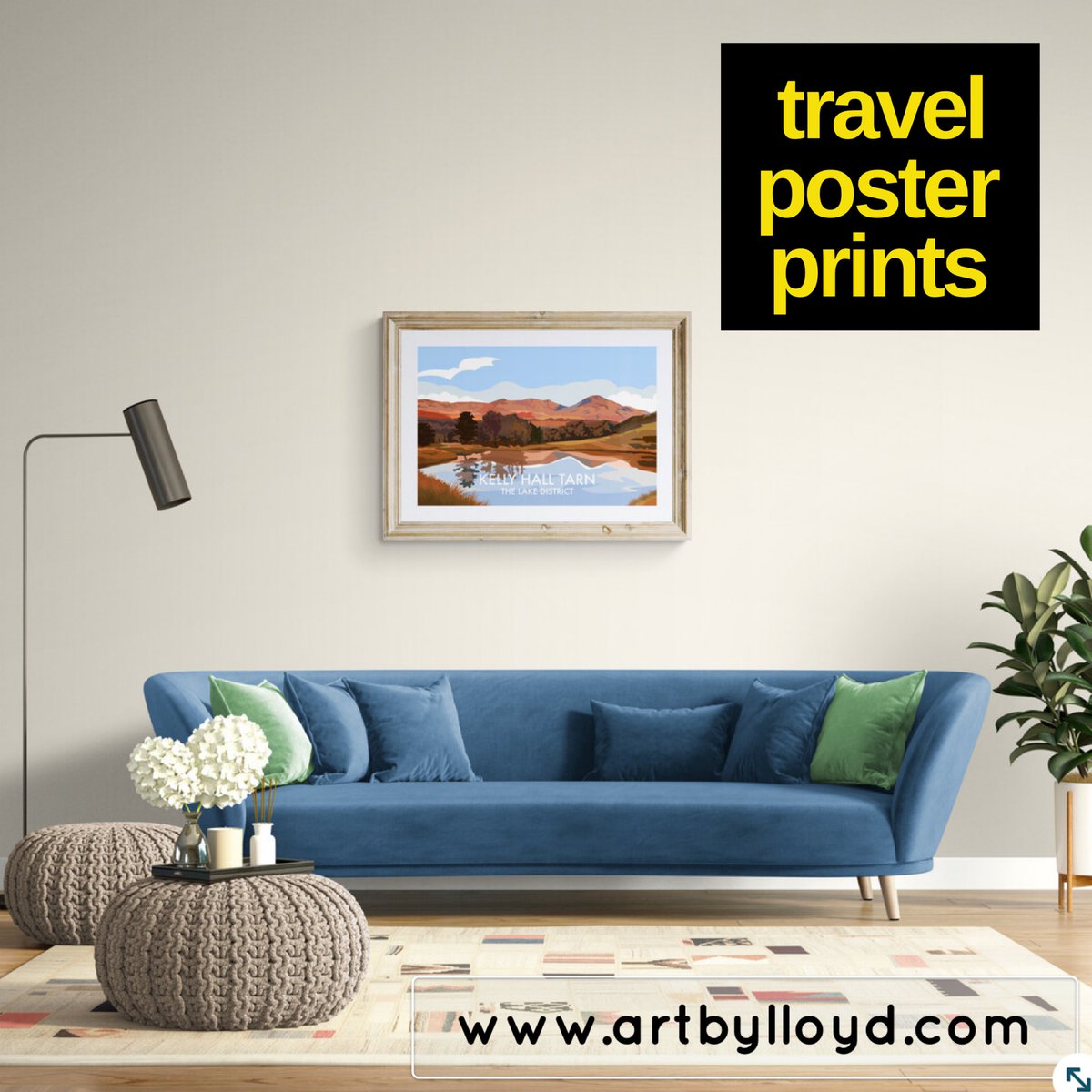 artbylloyd's tweet photo. Here’s my latest print. Kelly Hall Tarn, Lake District. Original Digital Artwork. #lakedistrict #cumbria #kellyhalltarn #hikersuk #lakedistrictuk #ukhikers #cumbriaguide #ourlakedistrict #cumbrialife #hikers #digitalart #travelposter https://t.co/J2zLMVDKtw