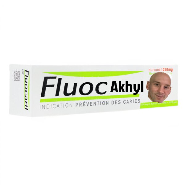 Pesslibard's tweet photo. Fluocaril                          Fluocakhyl https://t.co/70KTHkzkB6
