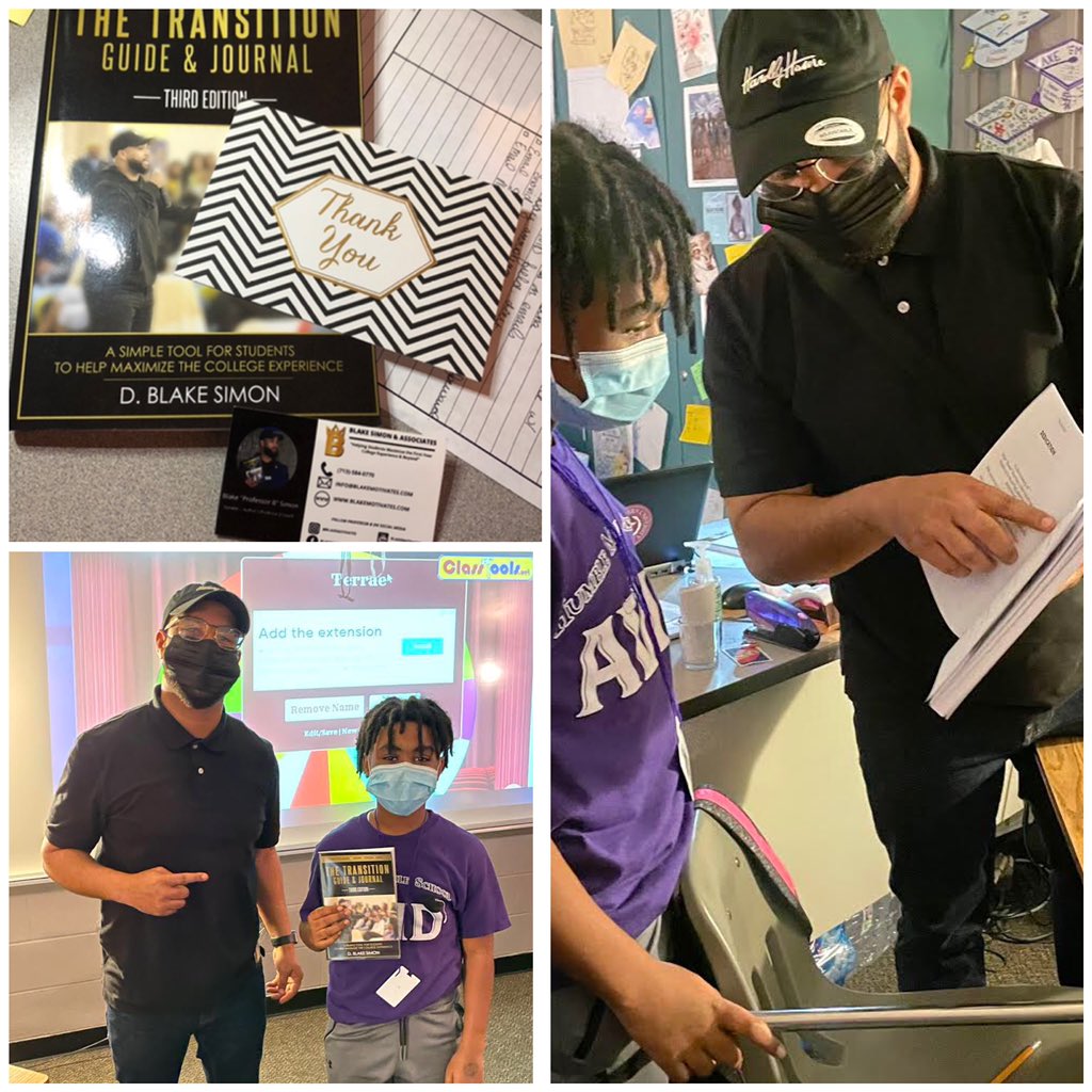 Ms_Lloyd_Math's tweet photo. Thank you #ProfB for stopping by today!! I know our book winner will put what he learns in action!! https://t.co/IbNE5QUhs5