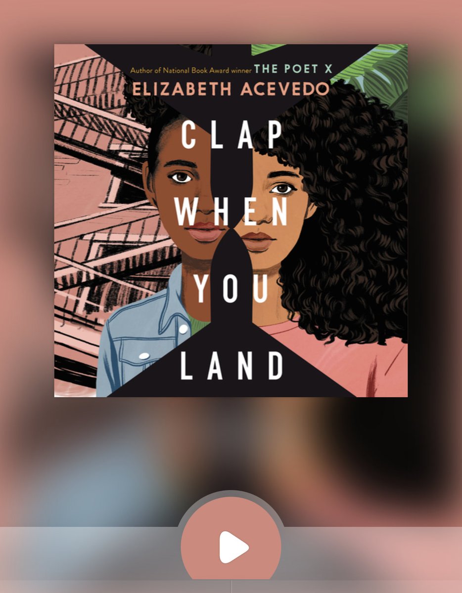 SunsetLarson's tweet photo. I love when authors read their work. I’ve read and listened to Acevedo, and even tho I’m an impatient listener for audio, her books in audio are far superior than eye reading #sunsetreads #springbreak2021 https://t.co/vLcfct9F66