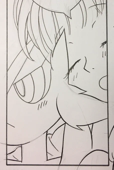 順調にのろのろペン入れしてます🖋
前の読んでくださってる方には補足なしでも結構意味がちゃんと伝わってるので今回も詳細は省く察しろスタイルです 