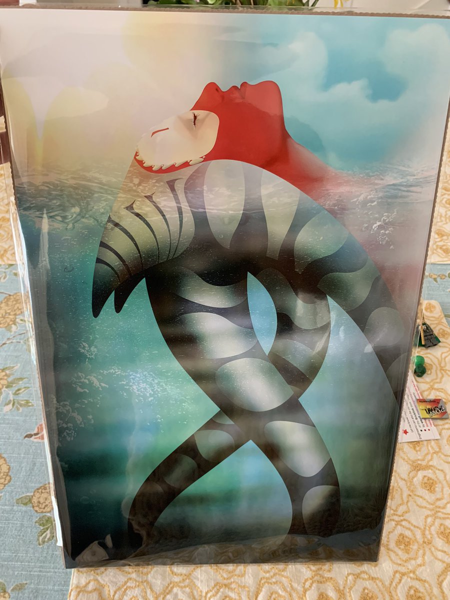 WhiteWinterFox2's tweet photo. Shaak Ti has no business looking this fine! Absolutely stunning work! Thank you so much to @Herofied for this gorgeous art print! ❤️❤️❤️ https://t.co/StVcURoEM2