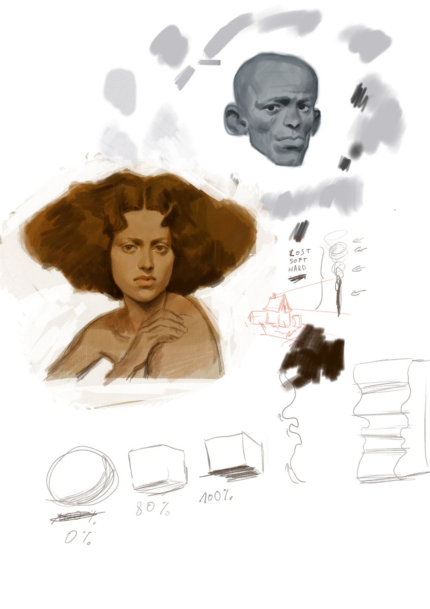 Demos from my Twitch stream in procreate, explaining how edges work. 