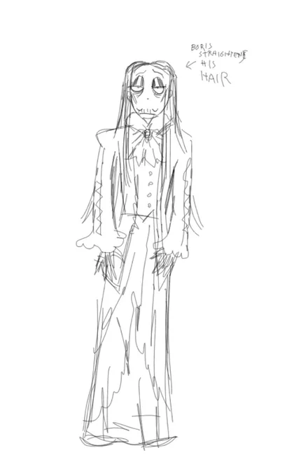 he just stands there 