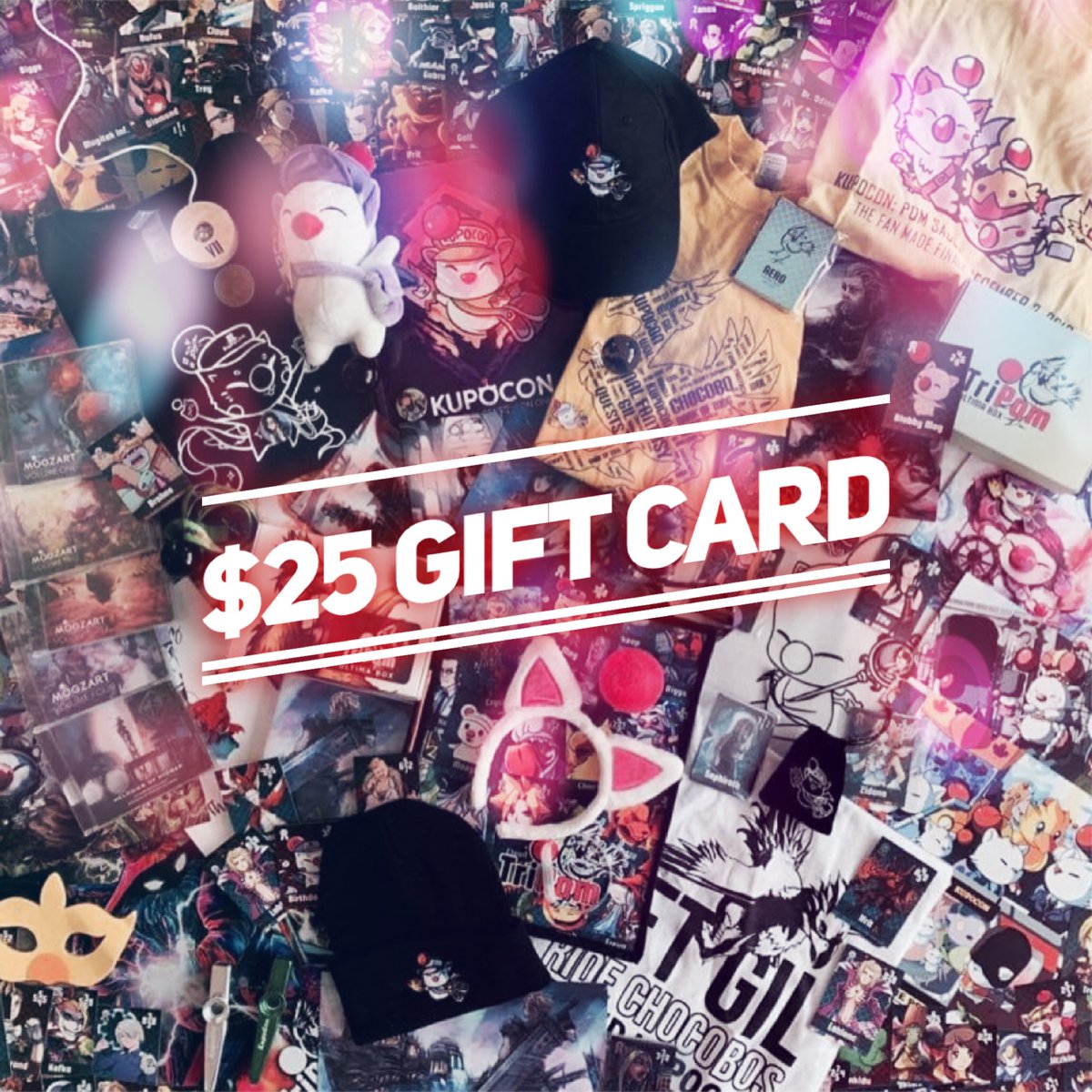 KupoConEN's tweet photo. ⚡️FLASH GIVEAWAY⚡️Drop us a retweet. One lucky winner will win a $25 store gift card. Browse at https://t.co/X5Ww3kmMUt (Winner selected in 24 hours). Good luck! https://t.co/in7PtYboUw