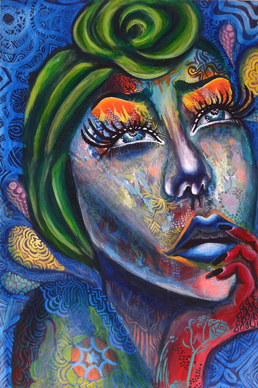 AFHBoston's tweet photo. Title: “Tenacious Soul”⁣
Teen Artist: Adriana Dalice⁣
Medium: Acrylic on wood⁣

#WomensHistory #WomensHistoryMonth #ArtistsForHumanity #AFHBoston #painting #art https://t.co/kv58bjt4c6