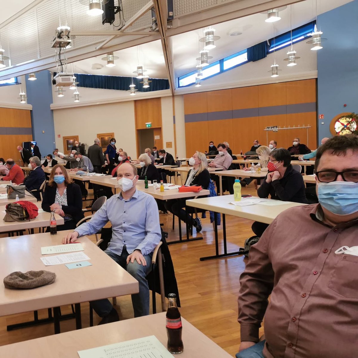 spdbadessen's tweet photo. #SPD Kreisdelegierten Konferenz in Melle. Natürlich war auch die #SPDGemeindeBadEssen vertreten. 
Auf dem Programm stand die Wahl unserer Kandidaten für die #Kreistagswahlen2021. https://t.co/4v4yKQqeIf