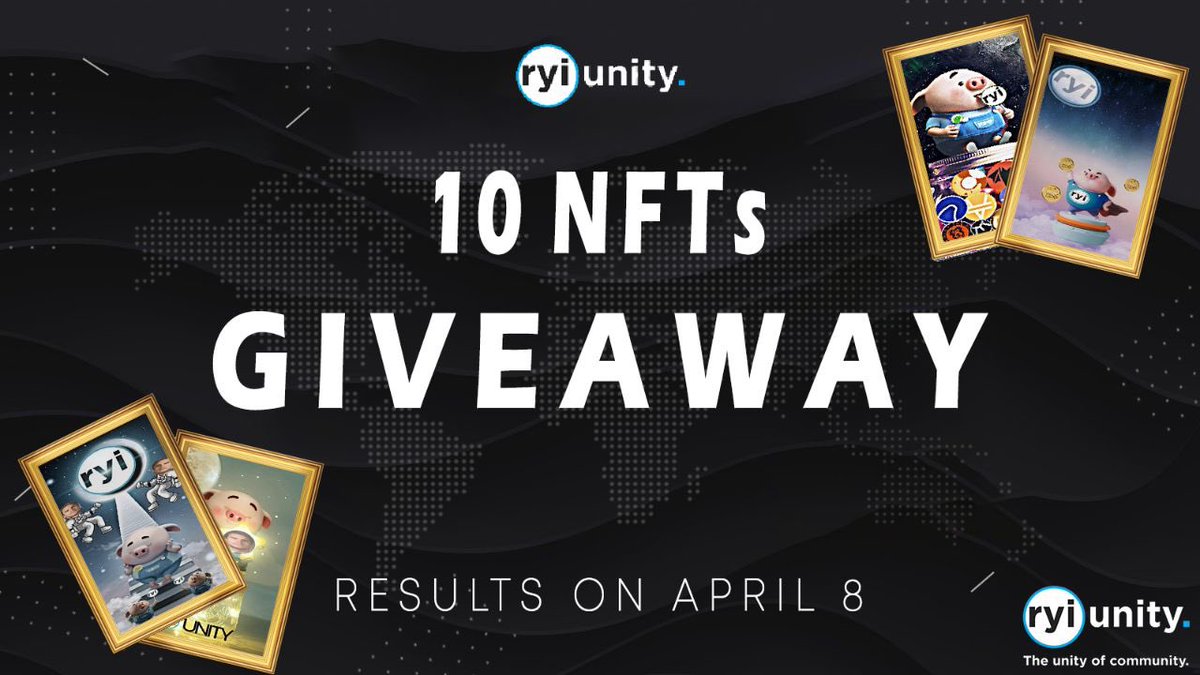 DEFIDASH_'s tweet photo. It's #NFT #Giveaway time! 🥳🎉

10 winners will get 1 NFT each from our collection!

☑️ Follow Us  

☑️Retweet &amp; Mention 3  friends

☑️Join our group
https://t.co/gF00MIrOi2

#BSC  #NFTGiveaway #cryptoart #nftart $RYIU $RYIP $BRYIP https://t.co/hDYrNjFR0h