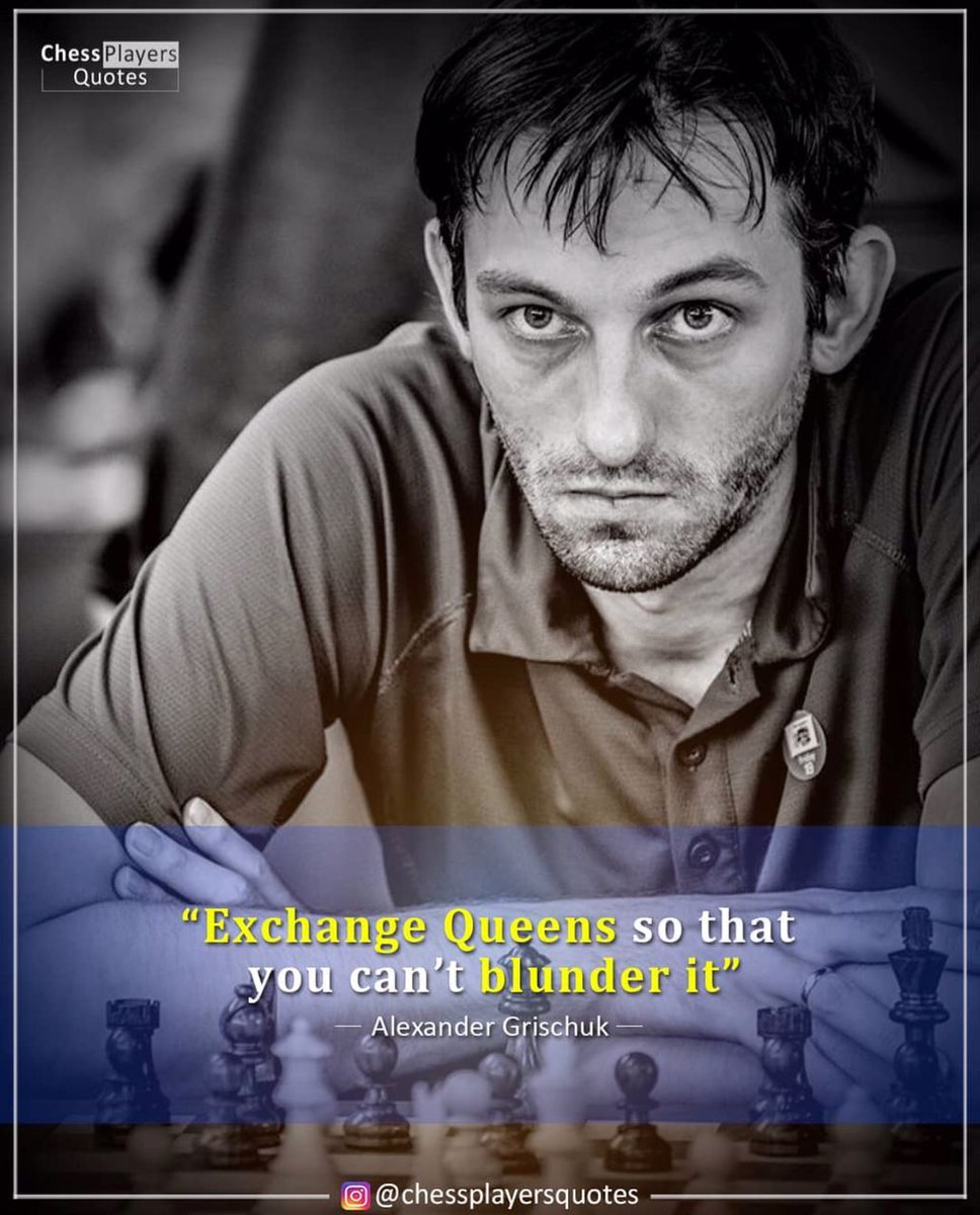 telegramsatranc's tweet photo. Veziri takas ederseniz, onu uyumazsınız
- Alexander Grischuk

#satranç #tsf https://t.co/x1BblCPfAl