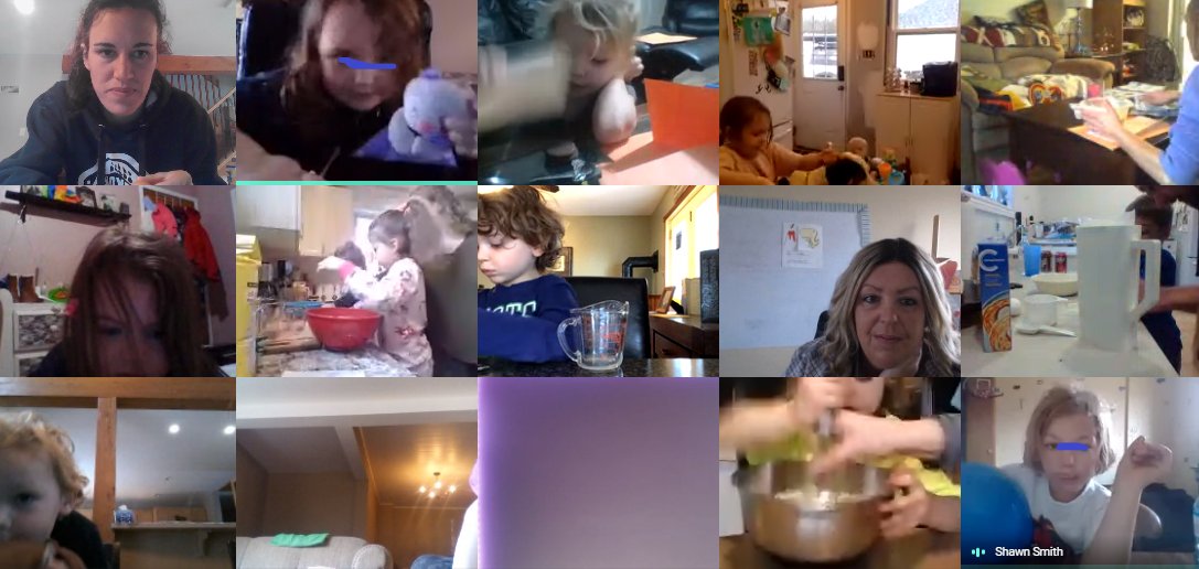 meghandelagran's tweet photo. Connecting in an online world after our maple syrup inquiry. Cooking and breaking bread (well...pancakes) together. What fun! Welcome SPRING! #feedallfour #tldsblearns https://t.co/Gi1DrMcIJJ
