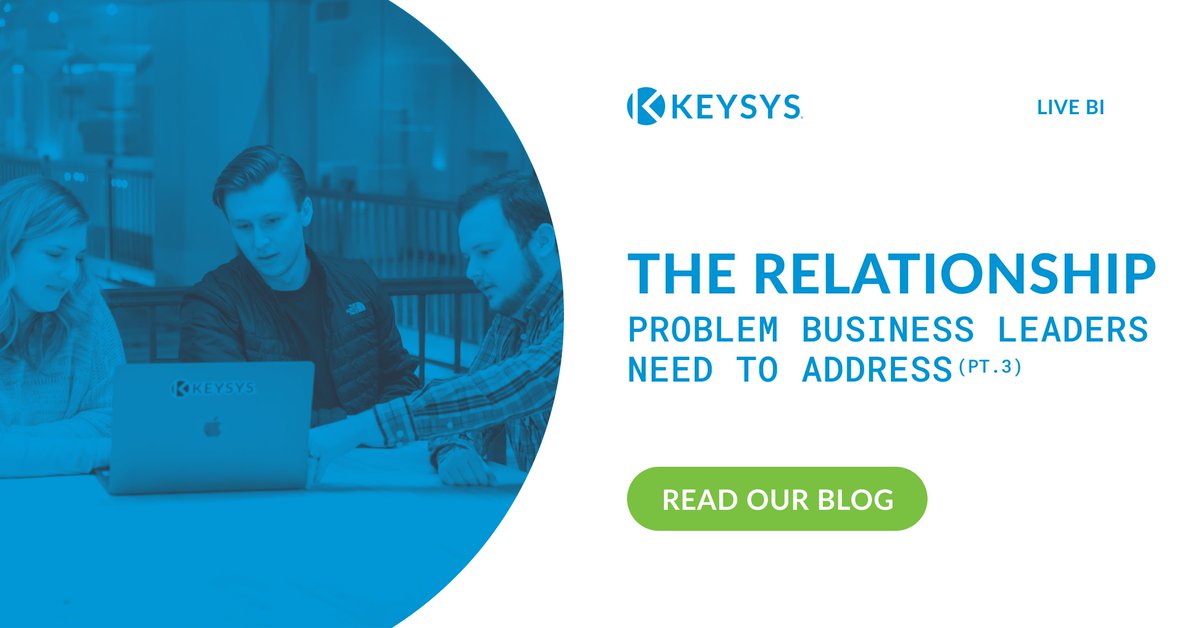 Intuition without analysis is likely to be highly arbitrary. And wrong.
Read what this means for #business leaders in our final part of this blog series from our CFO >>> keysys.io/the-relationsh…

#BusinessIntelligence