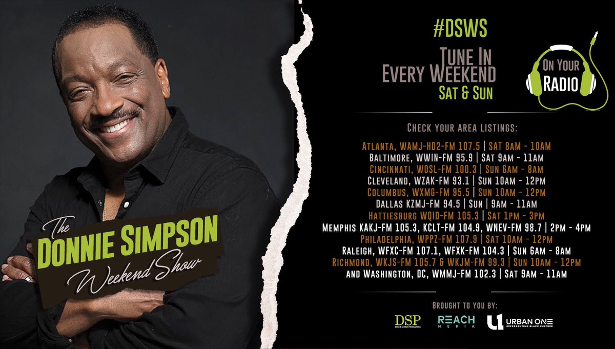 DonnieSimpson's tweet photo. This weekend we’re featuring GREAT GROUPS!! From The Temptations and The O’Jays to New Edition and Silk Sonic. Harmonies so sweet and choreography so tight you can be see it on the radio. #donniesimpsonweekendshow #dsws #greatgroups #rnb #Ilovemusic https://t.co/Wbmh8W4W4Q
