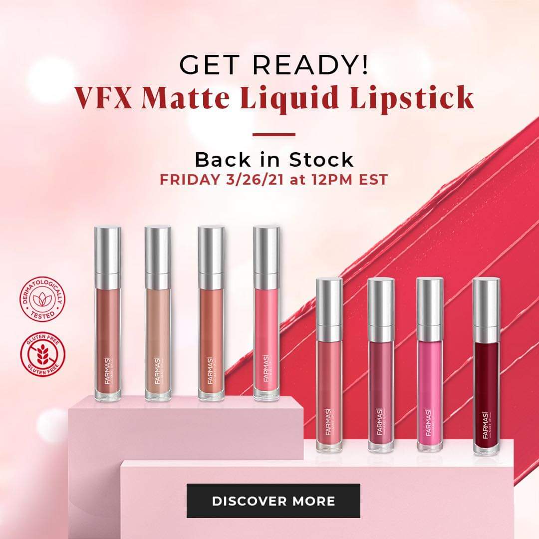 SaraRauter's tweet photo. The VFX Matte Liquid Lipsticks are in stock, but only 2 colors are left! The website was extremely slow, so expect them to sell out fast again! 😍💋💄💋

https://t.co/7pulfuEuTx 

#beyou #bestyou #deals #makeup #love #skincare #longlastinglipcolor #liplove #beautiful #InstaGlam https://t.co/eNMyMxmi9F