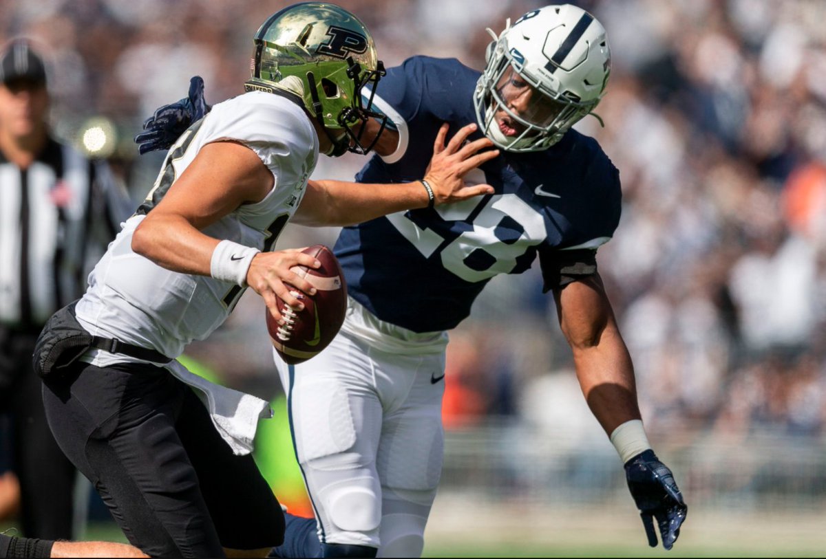Steelerfury's tweet photo. With the 32nd pick in the #21SteelerFuryDraft  the @Buccaneers &amp; Stillenigma close out the 1st round by selecting:

Jason Oweh, EDGE, Penn State https://t.co/7FGJHBLTRc