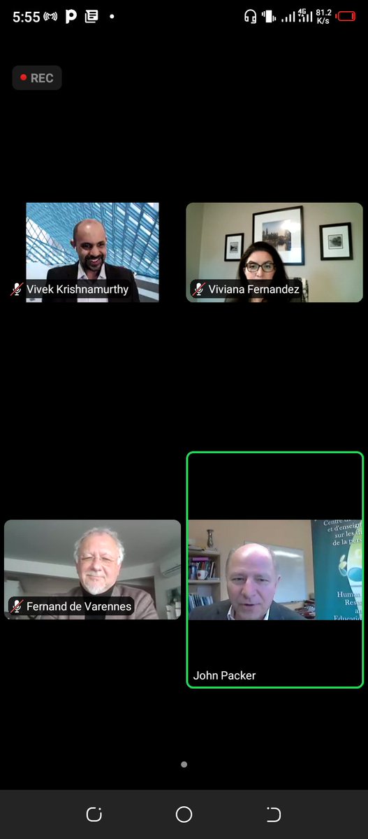 An Hour Virtual session this Evening on "Hate Speech and Atrocities in the Age of the Social Media" It was a privilege taking Part #Defyhatenow
#StopBadMop
#Act4Peace
<a href="/DefyhatenowWCA/">#defyhatenow West & Central Africa</a> <a href="/intertwilight/">r0g_open culture</a> <a href="/fernanddev/">Former UN Special Rapporteur on Minority Issues</a> @johnpackerltd <a href="/Vafi1217/">Viviana Fernandez (@vfernand1217.bsky.social)</a> <a href="/vivekdotca/">Vivek Krishnamurthy</a>
