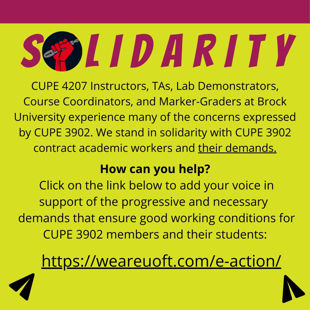 cupe4207's tweet photo. All power to @CUPE3902 in their struggle for better @UofT and #betteruniversities!
#strikeprep #unionpower #onpol #cupe #cupeon #gradstrike https://t.co/9KRa3dcmyg
