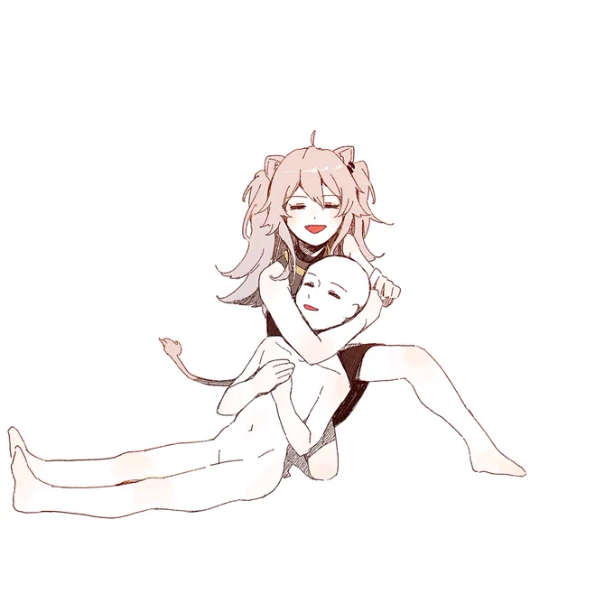 頼み込めば胸に顔をうずめるのを笑顔で了承してくれるもののしっかり制裁は加えてくる獅白ぼたん

#ししらーと 
