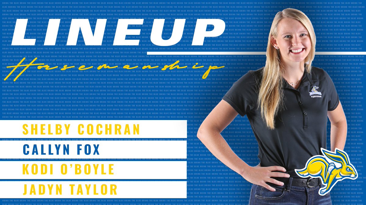 Meet our starters in Horsemanship!

#GoJacks | #BringTheBlue