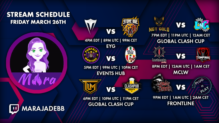 MaraJadeBB's tweet photo. TRYING to get thru 6 great wars today!
@EYG_FamilyCoC @VGTeamgg @StoneAgeCoc 
@eventshubcoc @FunfairWarfare #Malta 
@GlobalClashCup @TheUmmanManda @ClashPubtm  @NgtLegends @grind_loot 
@MinerLeagueCW @LostMetaGaming @TompinaiEmpire 
@TheFrontLine9 @ZombieDoomESL @PlugnPlayCoC https://t.co/E52TbLJoqD
