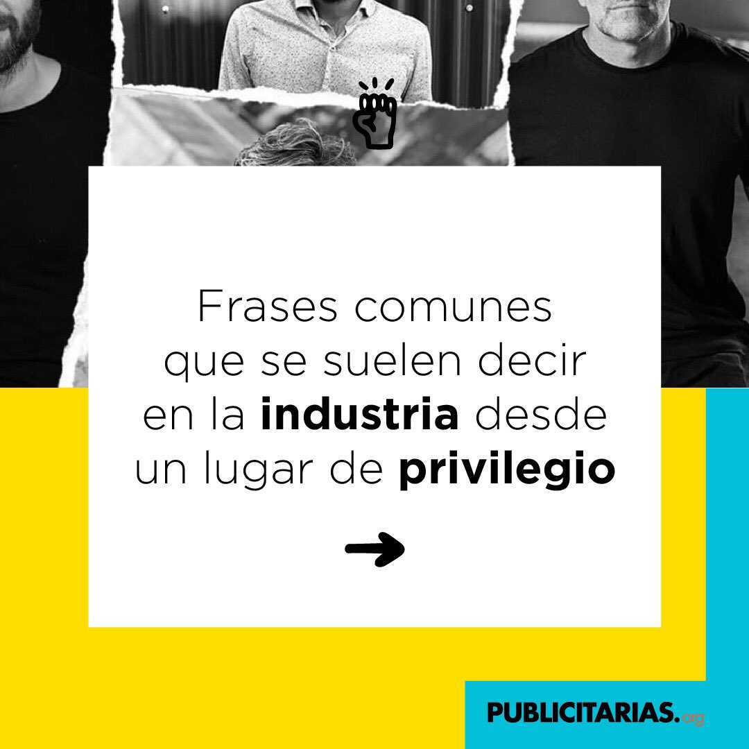 publicitariastw's tweet photo. ¿Qué pasa cuando se habla de diversidad desde un lugar de privilegio? 👇🏻 👇🏻 https://t.co/IFjw4xfJmZ
