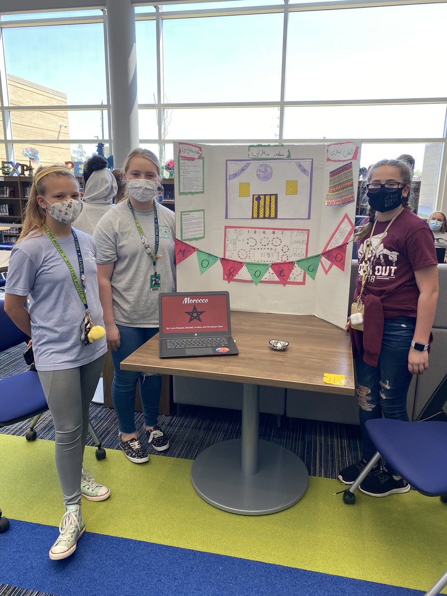 TechbraryNewman's tweet photo. WLMS students are becoming global citizens at the Culture Fair! Thank you to the @SsWlms department for putting on such an engaging event for our students! #wlmsimpact @HumbleISD_WLMS @HumbleISD https://t.co/uydZbdf4gj