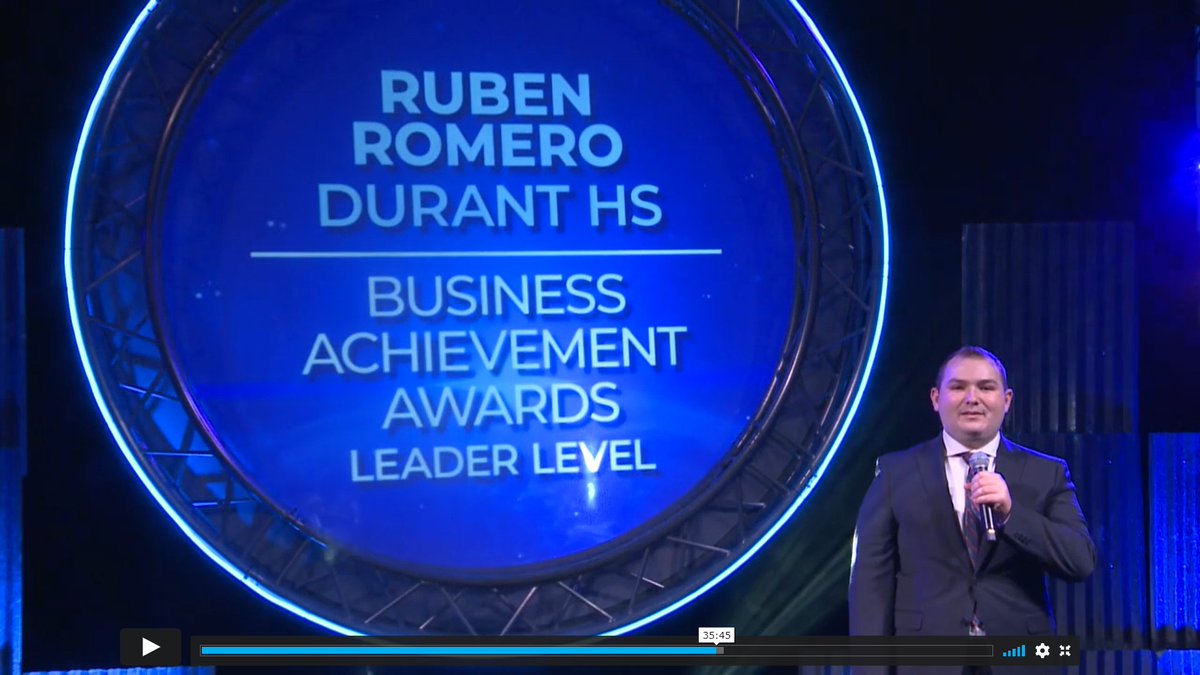 Congrats to our President, Ruben Romero, for reaching the Leader Level of Business Achievement Awards and for your mention at last night's #FLFBLA State Leadership Conference!
#FLFBLASLC
#FBLA
#BAA