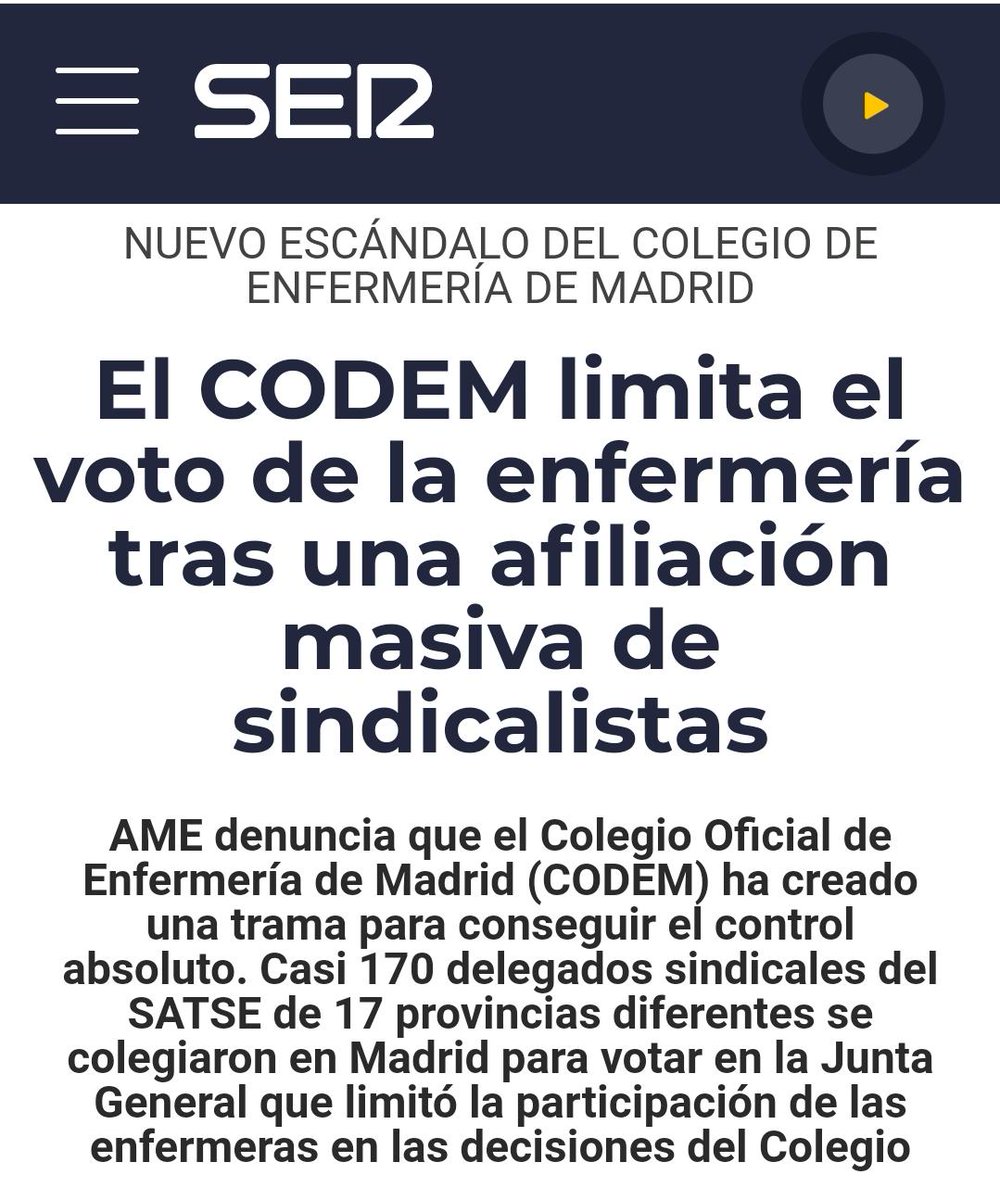madrid_ame's tweet photo. El uso de compromisarios se aprobó por mayoría...
Con los votos de 170 delegados del @Sindicato_SATSE de otras provincias, que se vinieron a colegiar a Madrid para poder votar. #SatsetomaCODEM https://t.co/bc5OCYVKPA