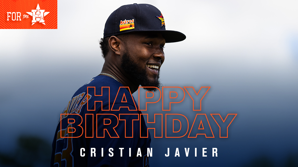 Houston Astros on X: Join us in wishing Cristian Javier a Happy
