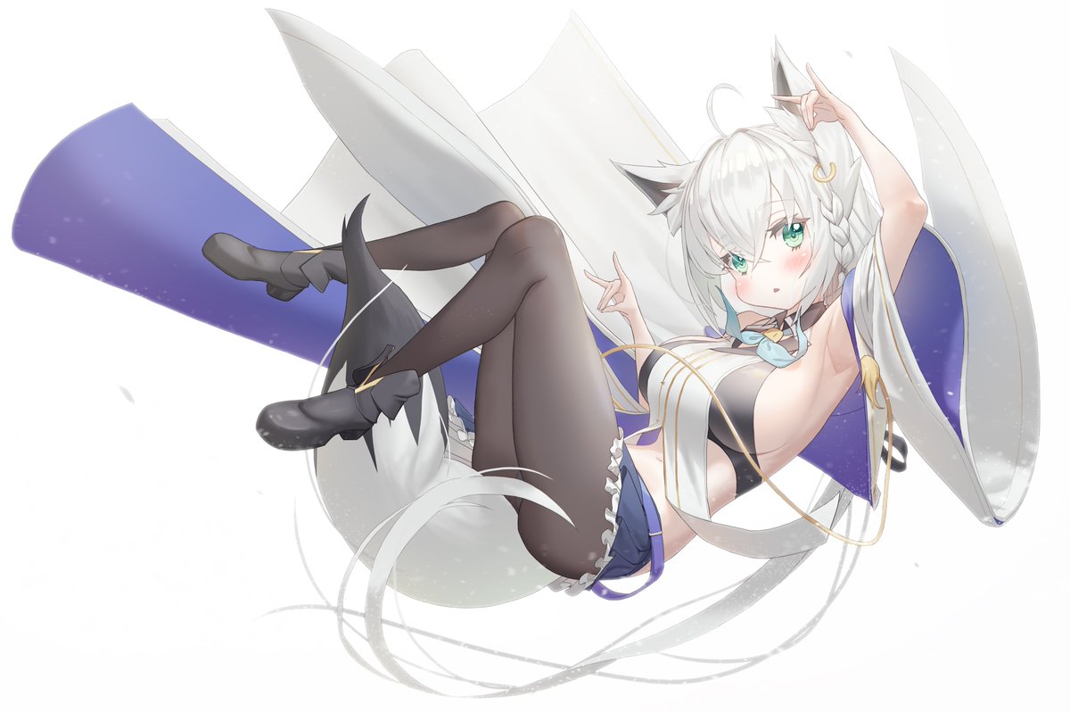 白上フブキ 「#みんなの初めて描いたホロメンと直近で描いたホロメンがみたい 

フブっちゃまっ」|クル 🐺 ⭐️FANBOX⭐️のイラスト