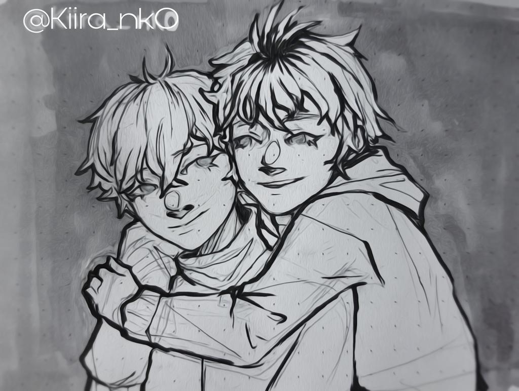 kiirlern0o1's tweet photo. They're so cute❤️.
#art #anime #東京喰種 #tokyoghoul #kanehide #hidekane https://t.co/WTS4tLprxm