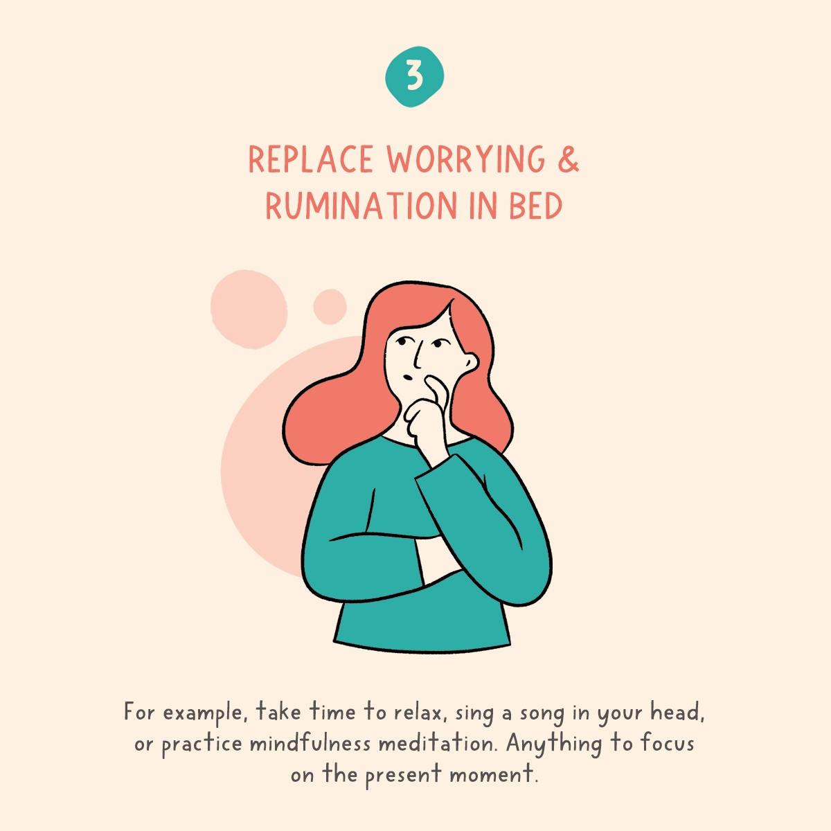 bettersleephq's tweet photo. Who has gone to bed with so many thought running through their mind, that falling asleep is just impossible 🤯

Dr. Reut Gruber is back with some tips on how to stop overthinking &amp; start sleeping!
⁠
Find more tips 👉 https://t.co/wwzJxpBXAn
⁠
@ReutGruber https://t.co/ysOcF60yjS