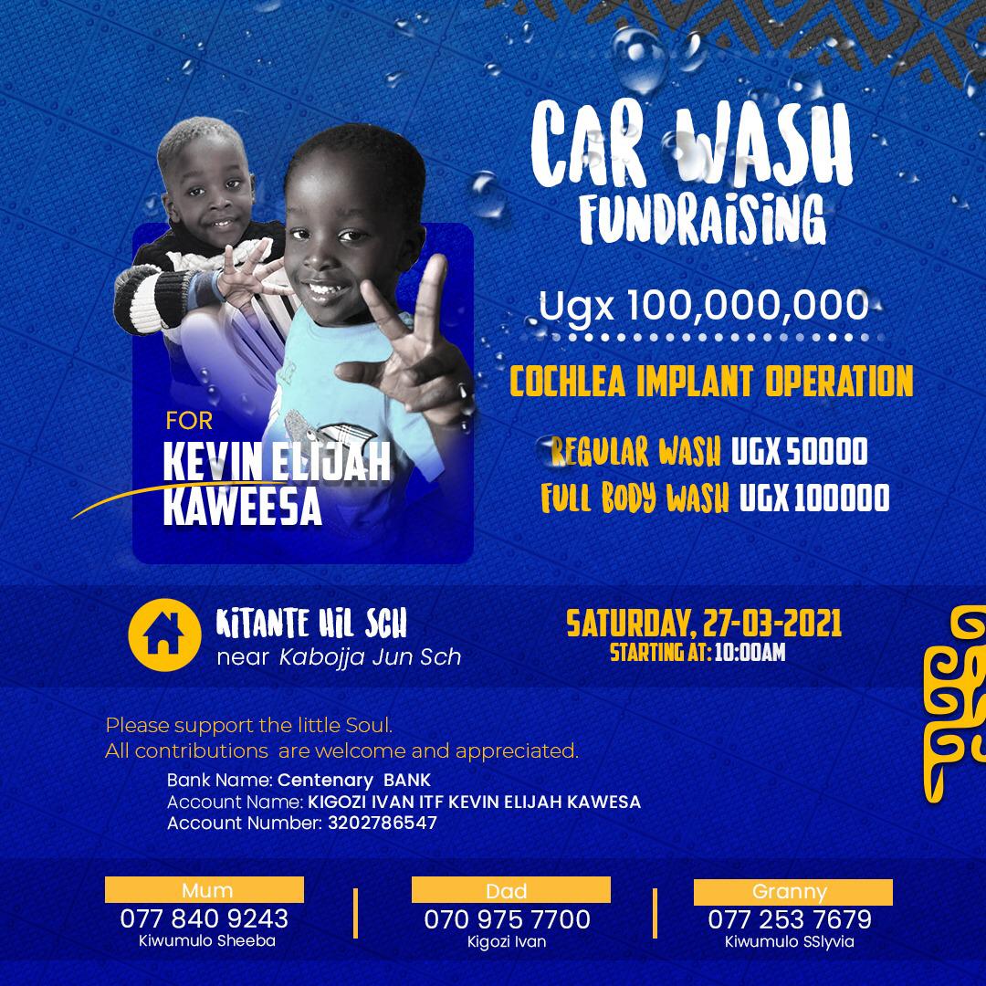 AgabaAlbert's tweet photo. Together we can all help little Kevin regain his hearing.... 🙏🏾 Any donations go to the parents account and numbers below..... No amount is small to support him https://t.co/4oMIB72UJm