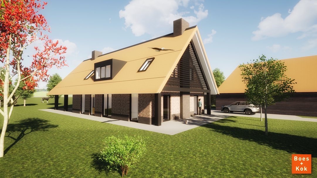 𝗡𝗜𝗘𝗨𝗪𝗕𝗢𝗨𝗪 𝗦𝗖𝗛𝗨𝗨𝗥𝗪𝗢𝗡𝗜𝗡𝗚 - 𝗥𝗨𝗜𝗡𝗘𝗡 👇

Met het ontwerp voor deze moderne schuurwoning halen we de natuur 🌳🌿 letterlijk in huis. #ruinen #dewolden
