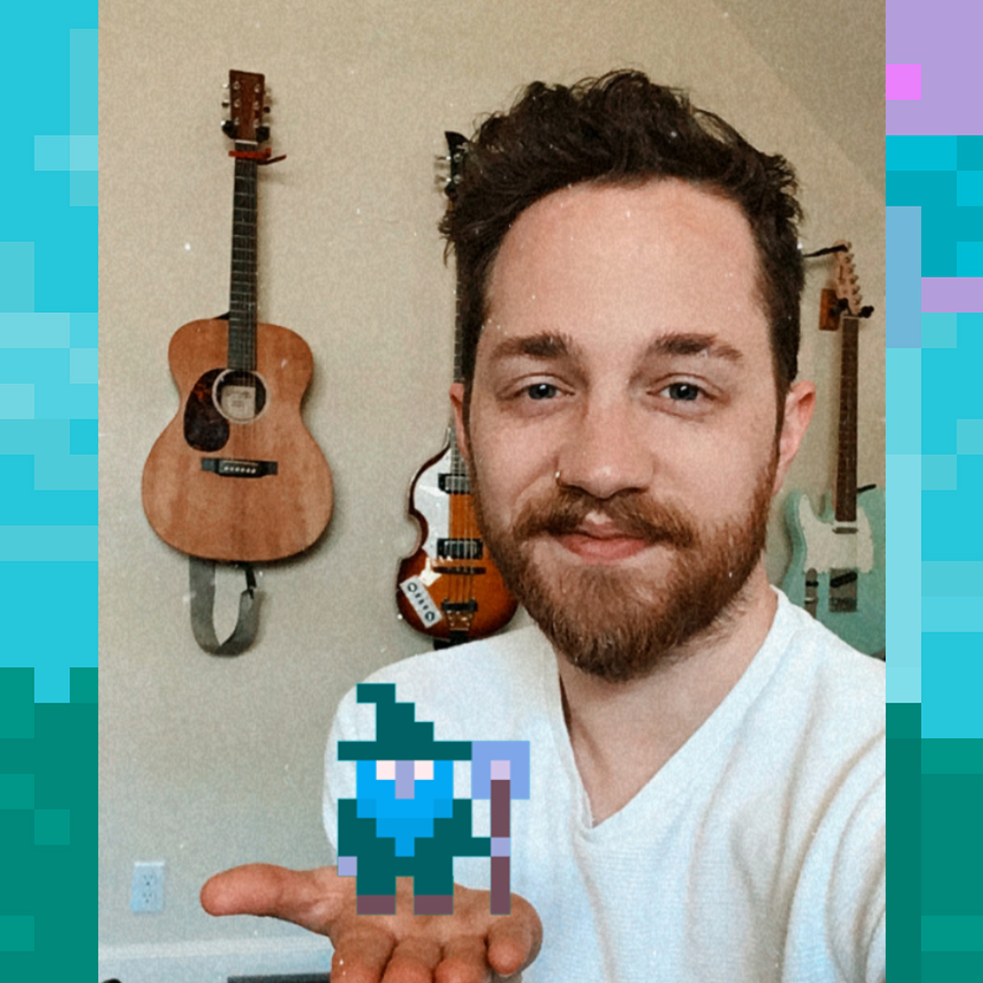 CryptoWizards1's tweet photo. Hi NFT cuties, Dylan here - with the tiniest wizard of the realm, Ovi! Every wizard is a hand-designed 1/1 piece of art, no AI generation, no templates, no shortcuts! Can't wait to share more wizards with you soon! ♥️ #NFT #NFTartist https://t.co/Akrq5RREml