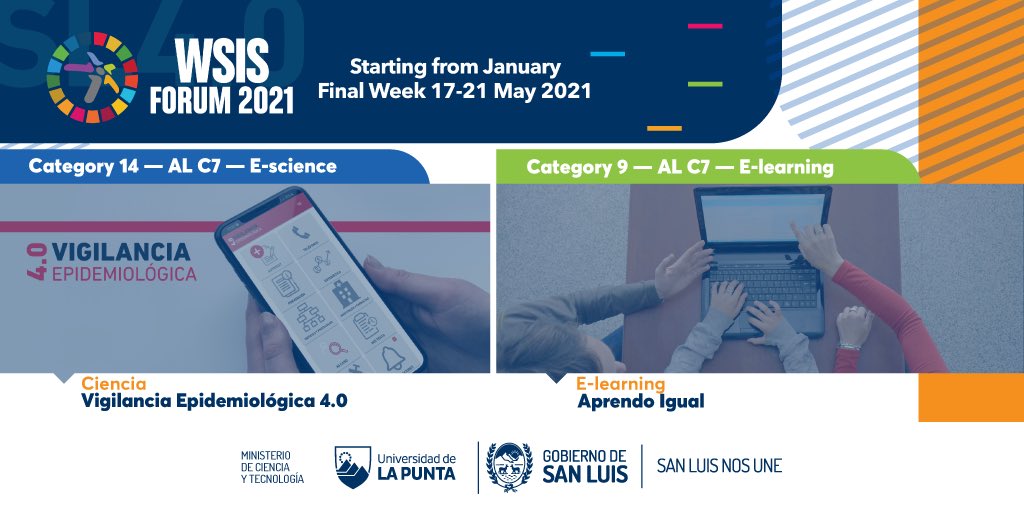 ULPSanLuis's tweet photo. Acompañá y apoyá las iniciativas Puntanos nominadas a los WSIS 2021.
Te explicamos cómo registrarte y votar 👉 https://t.co/2UvNUq1b6K

@aliciabanuelos @WSISprocess https://t.co/1ZQdLxJRvi