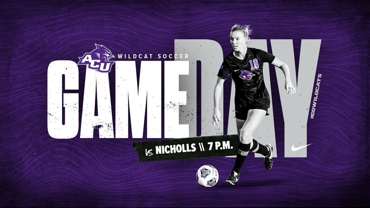 ACU_Soccer's tweet photo. GAMEDAY! Tonight we honor our six SENIORS!

🆚 Nicholls
🕖 7 pm
💻 https://t.co/jqPAwyLG77

#TearEmUp | #SACRFCE https://t.co/4W4fAvIbpW