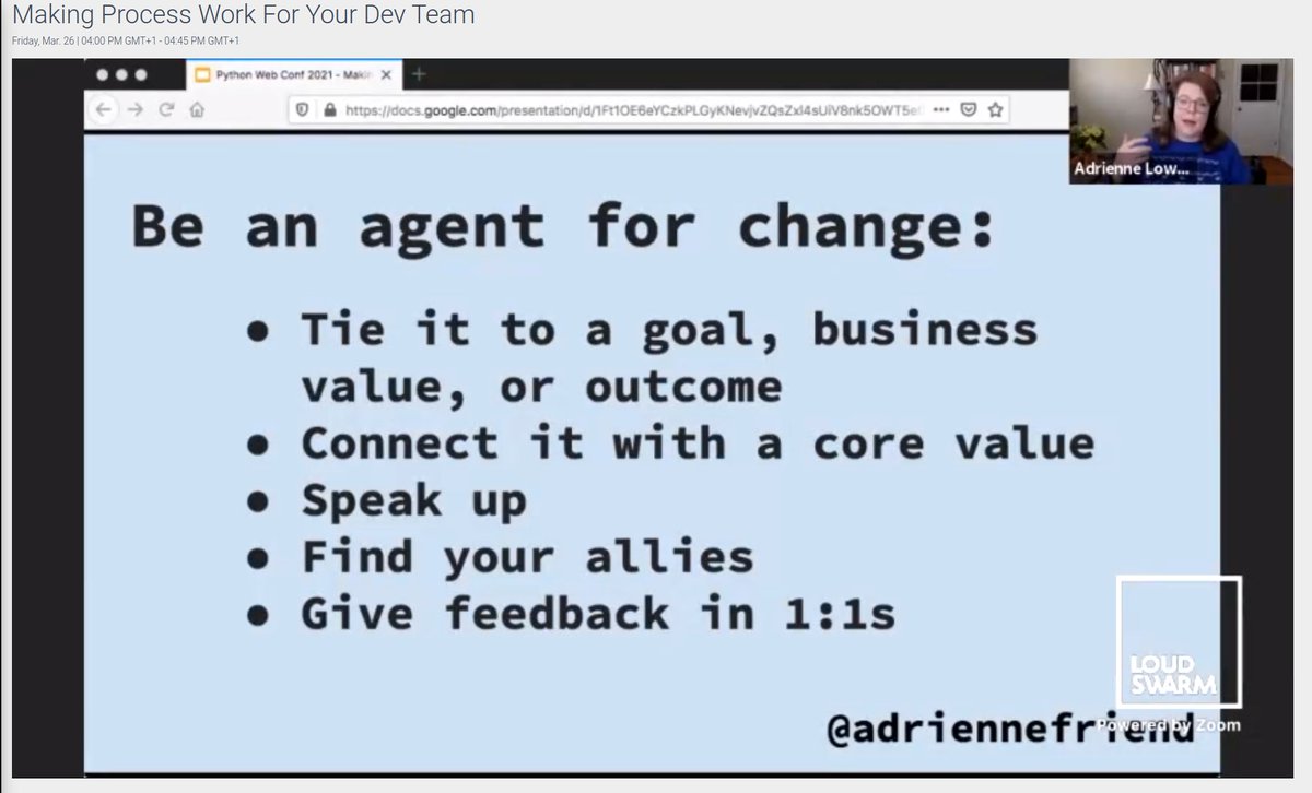 misterrios's tweet image. Lots of great lessons from (hands-down, one of my favorite speakers) @adriennefriend at #PWC2021: "Making Process Work For Your Dev Team"