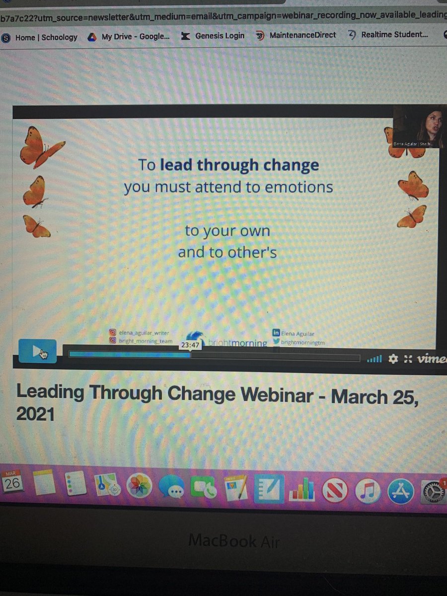 CzaczaG's tweet photo. “When we feel, we feel better” Leading thru change calls upon us to attend to our emotions and those of others @brightmorningtm #leadership #leadthroughchange https://t.co/xHF8GdZjvf