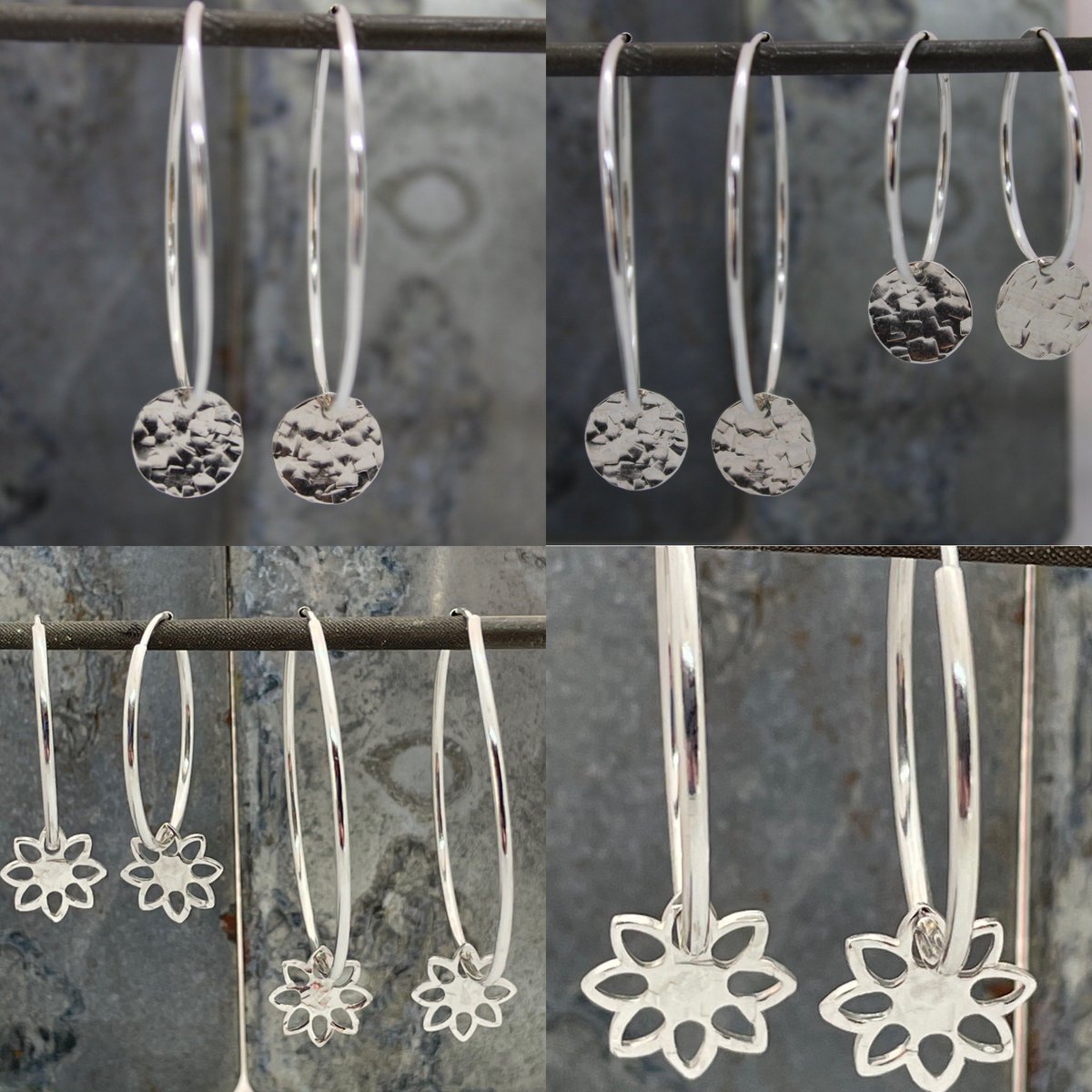 Joonsilver1's tweet photo. Earrings that don’t get caught in 😷 #silversleepers #earringsandmasks #silverjewellery #joonsilver https://t.co/5q9g81vkww
