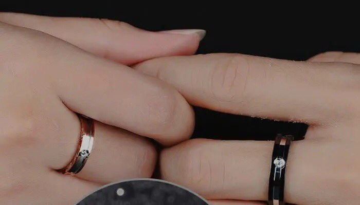 Mine and her promise rings