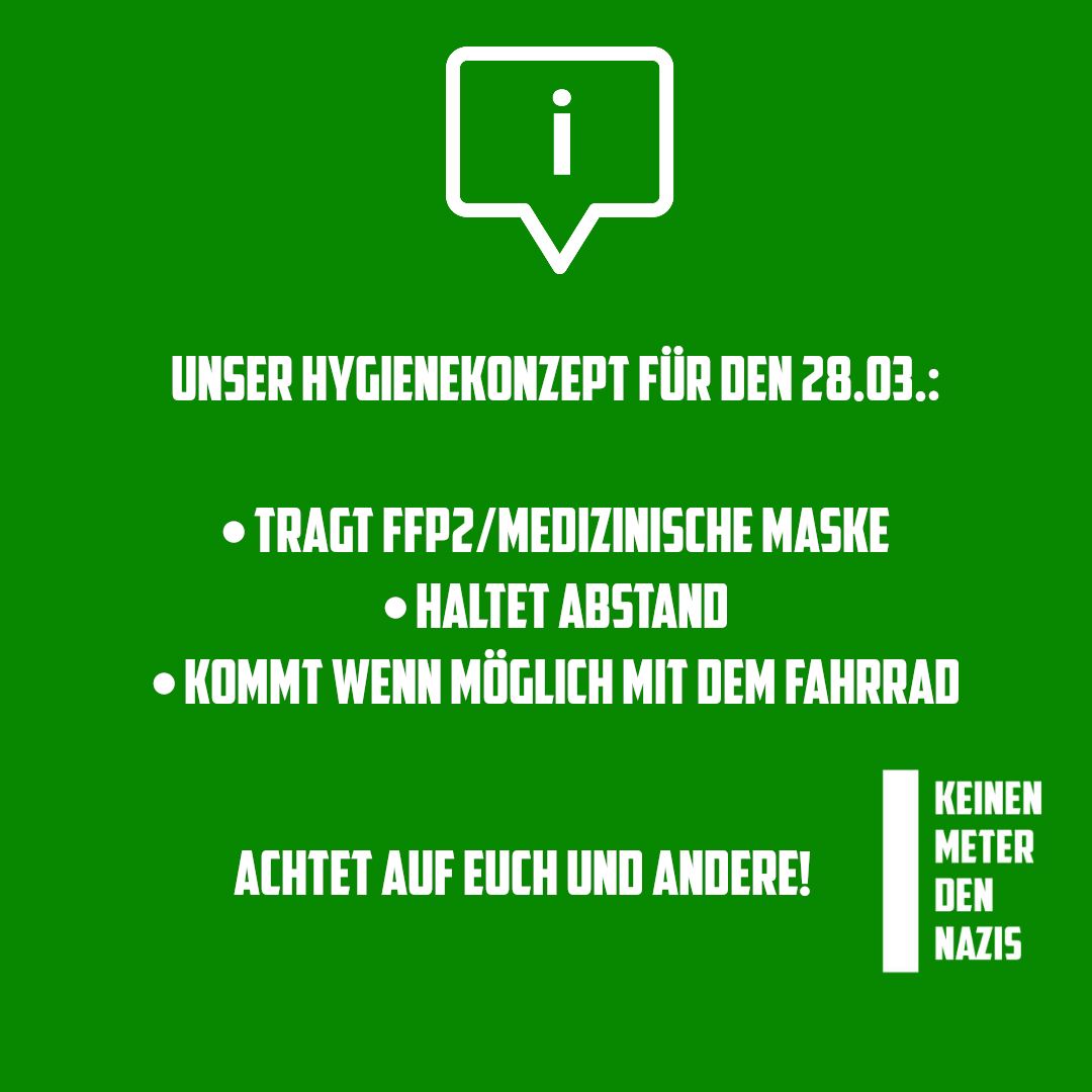 ms_keinenmeter's tweet photo. Solidarität statt Verschwörungsideologien! Am Sonntag geht es in #Münster gegen den Autokorso von #Corona-Leugner:innen auf die Straße! 
Alle Infos hier 👇 #ms2803 #antifa 🚴🚴‍♀️🚴‍♂️ https://t.co/Y47Lm9PBsQ