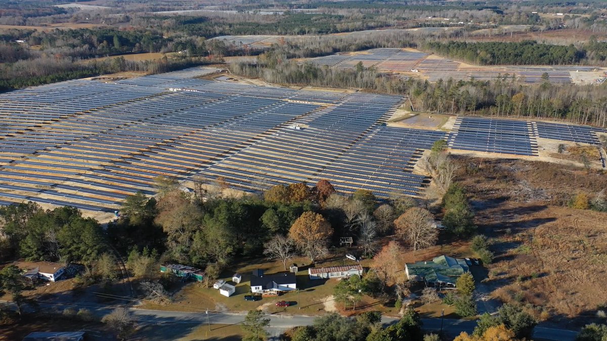 PGRenewables's tweet photo. ��From a bird’s eye view, you really get a picture of everything that went into creating this incredible project, from stabilizing the terrain to installation of the equipment to the complete build-out of the substation.” - CEO Ben Catt on Centerfield Solar https://t.co/u4TbiNmj3f https://t.co/hUyMX8ClKD